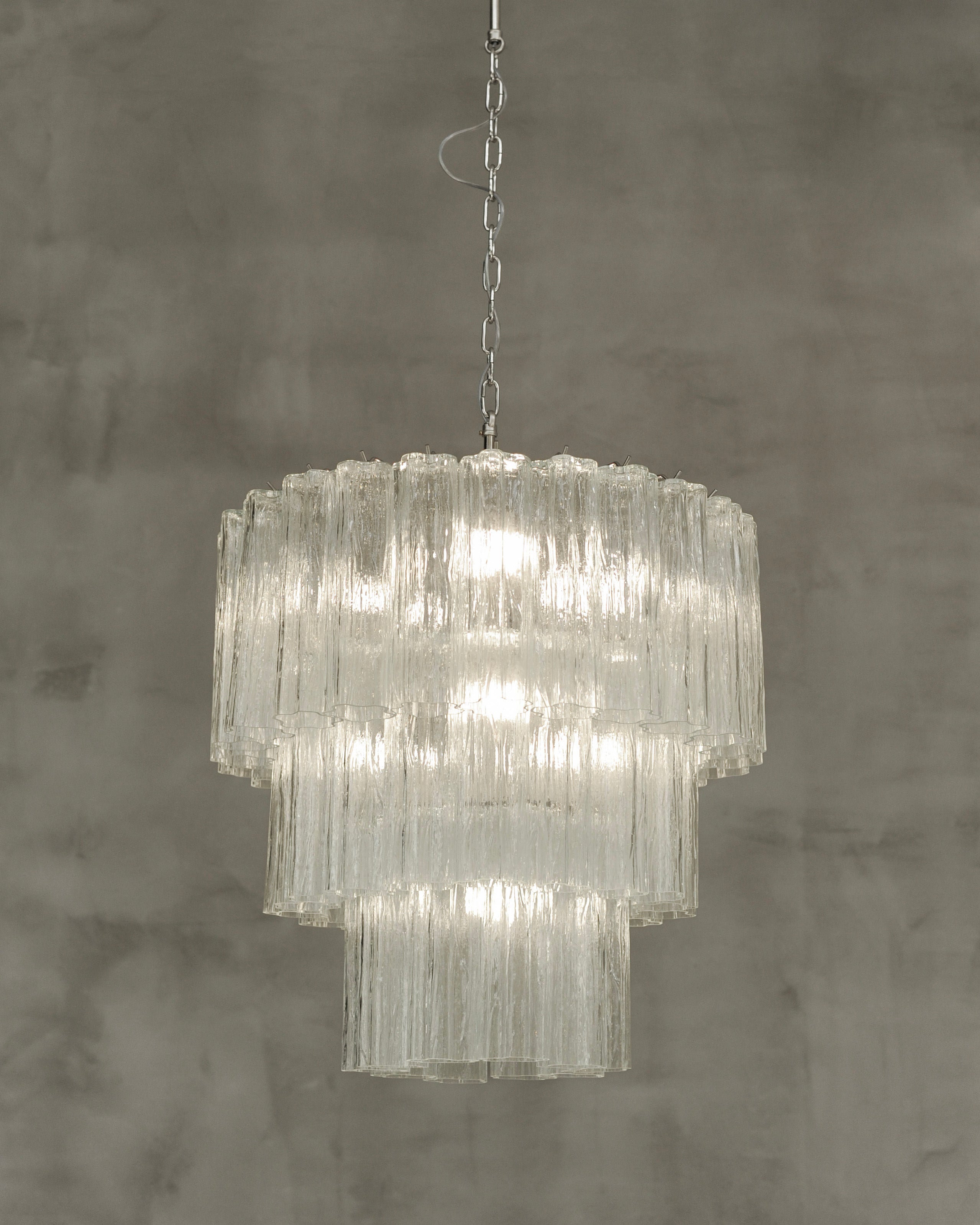 Luster - priehľadné MURANO sklo