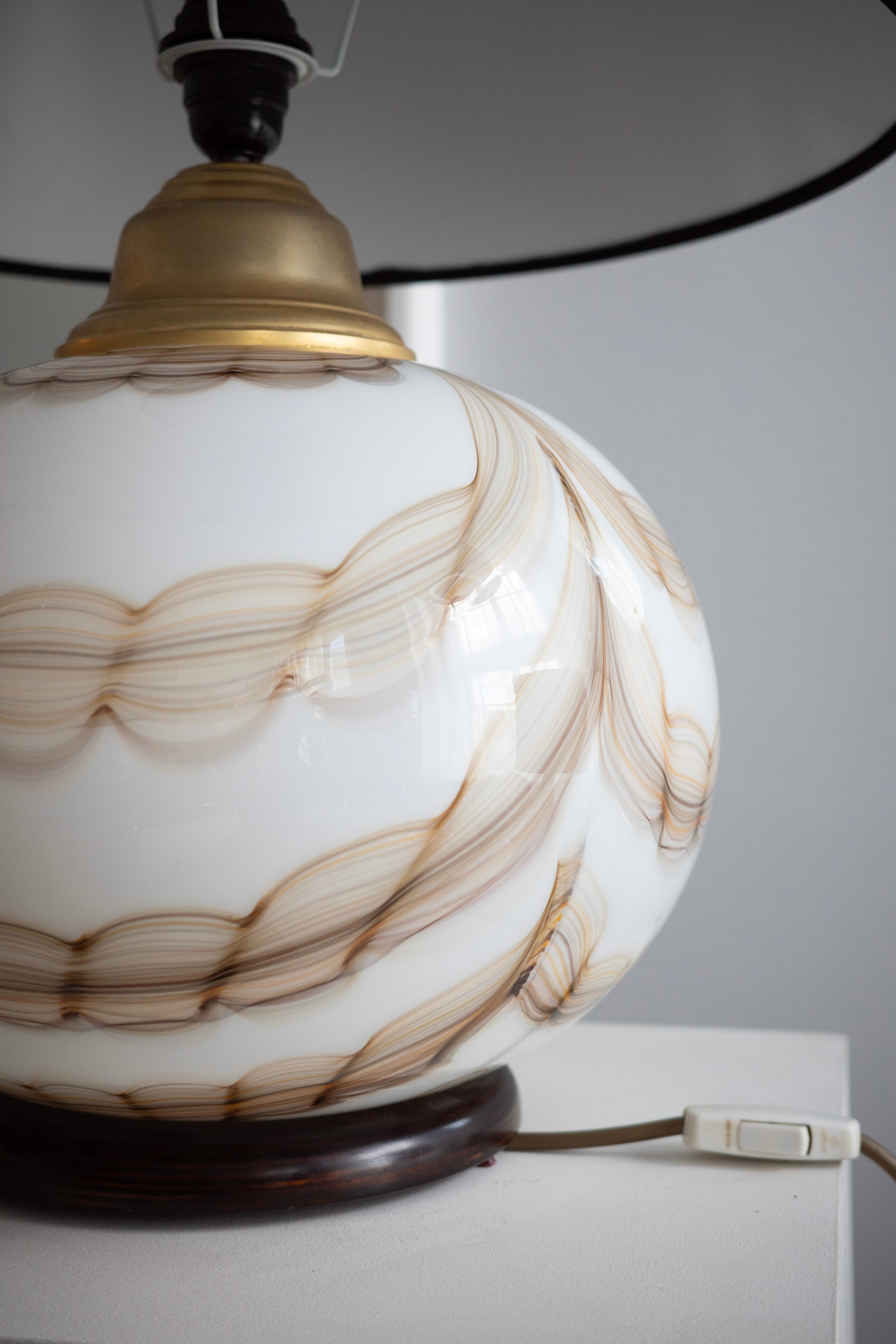 Lampa so základňou z muránskeho skla, 1970s