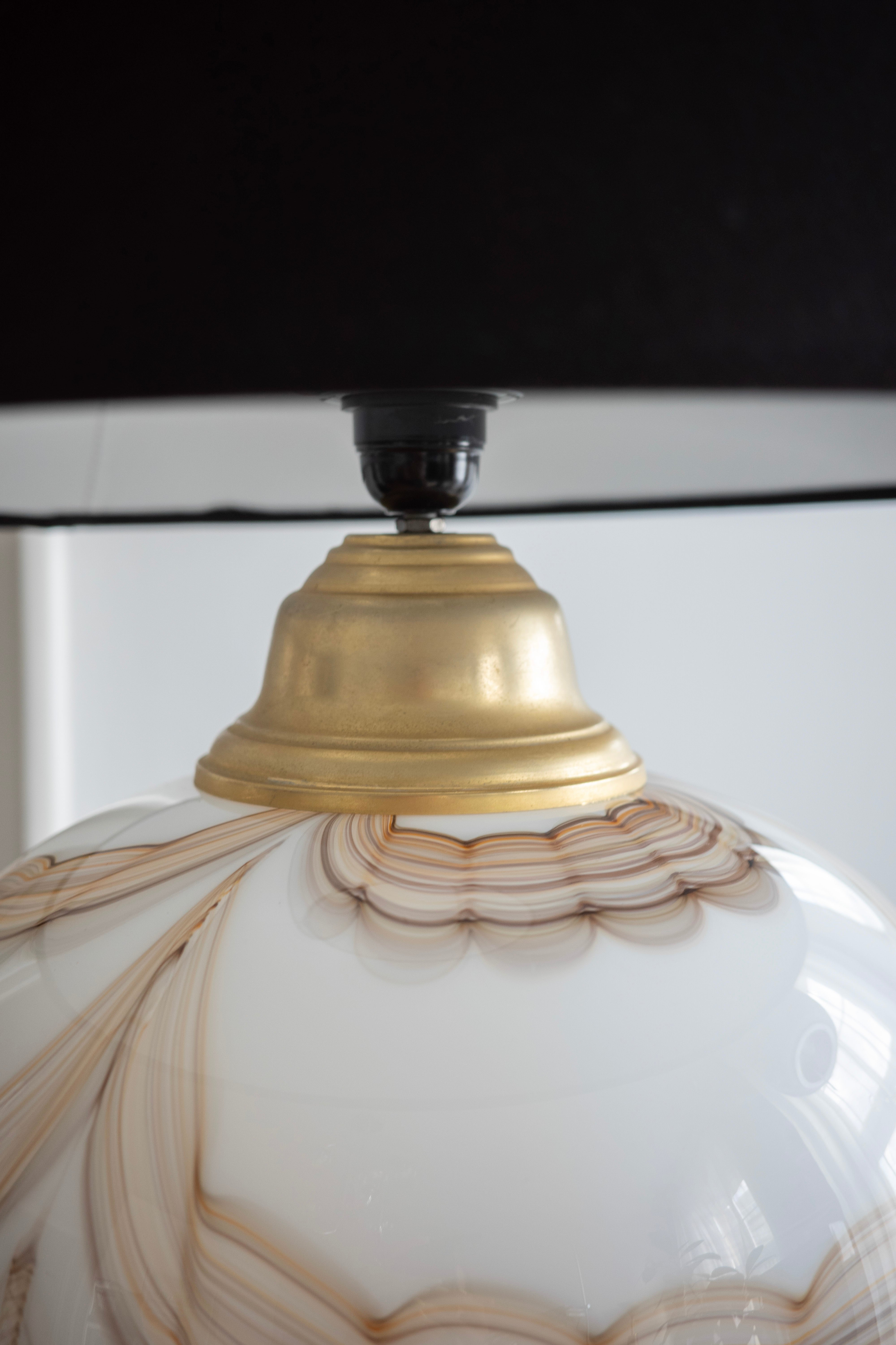Lampa so základňou z muránskeho skla, 1970s