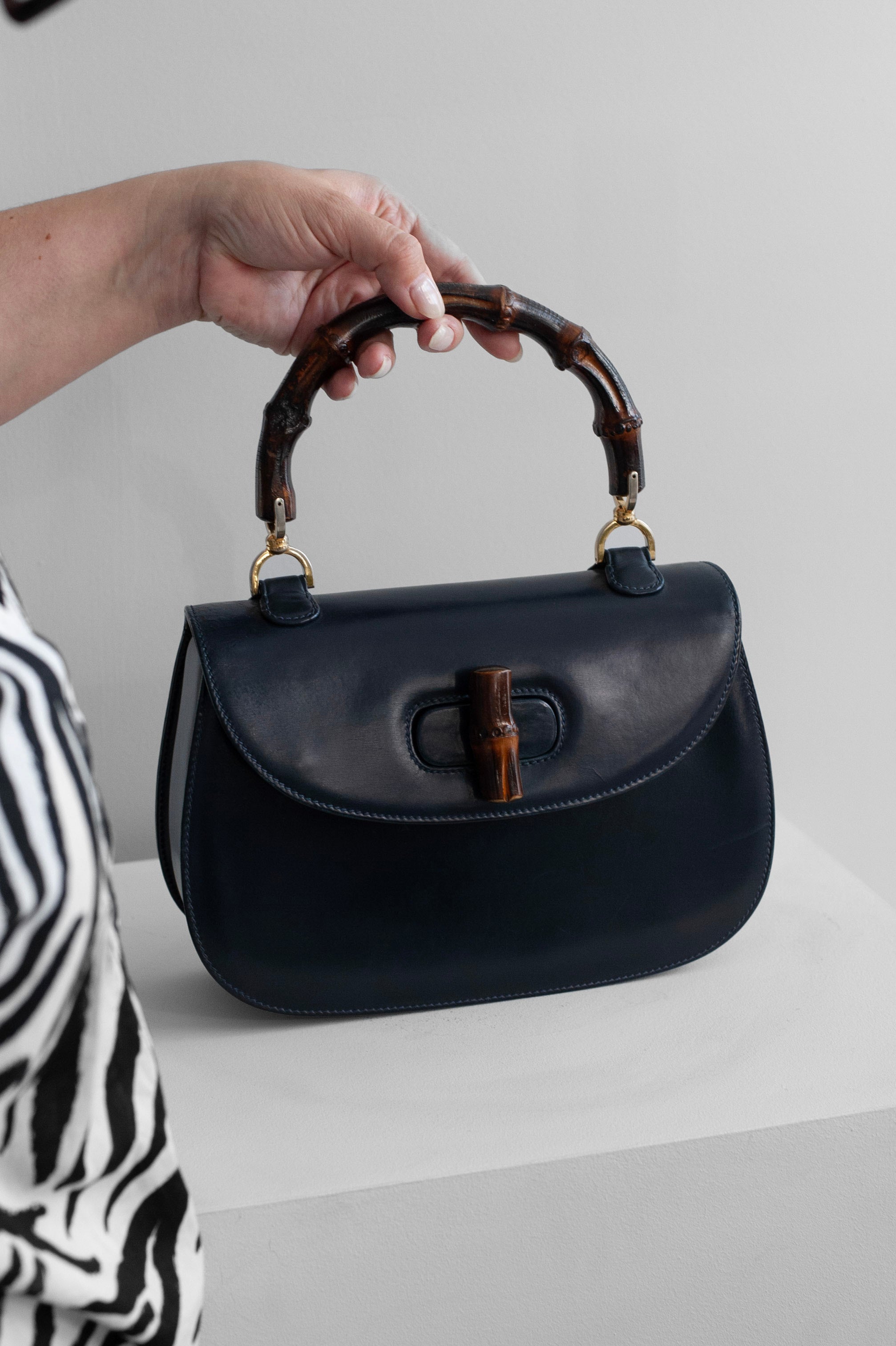 GUCCI Bamboo kabelka, 1980s