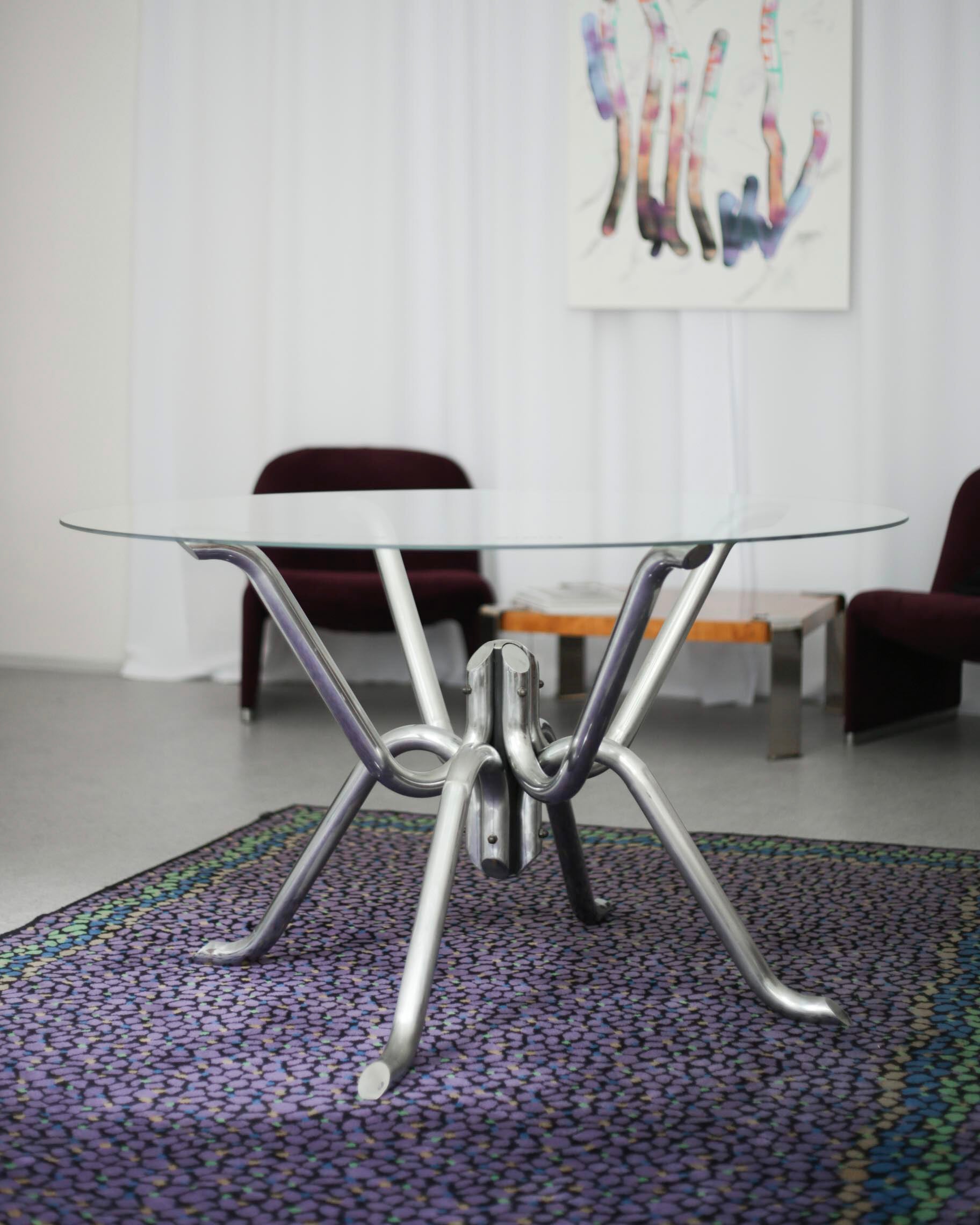 “Spider” dining table, 1970s