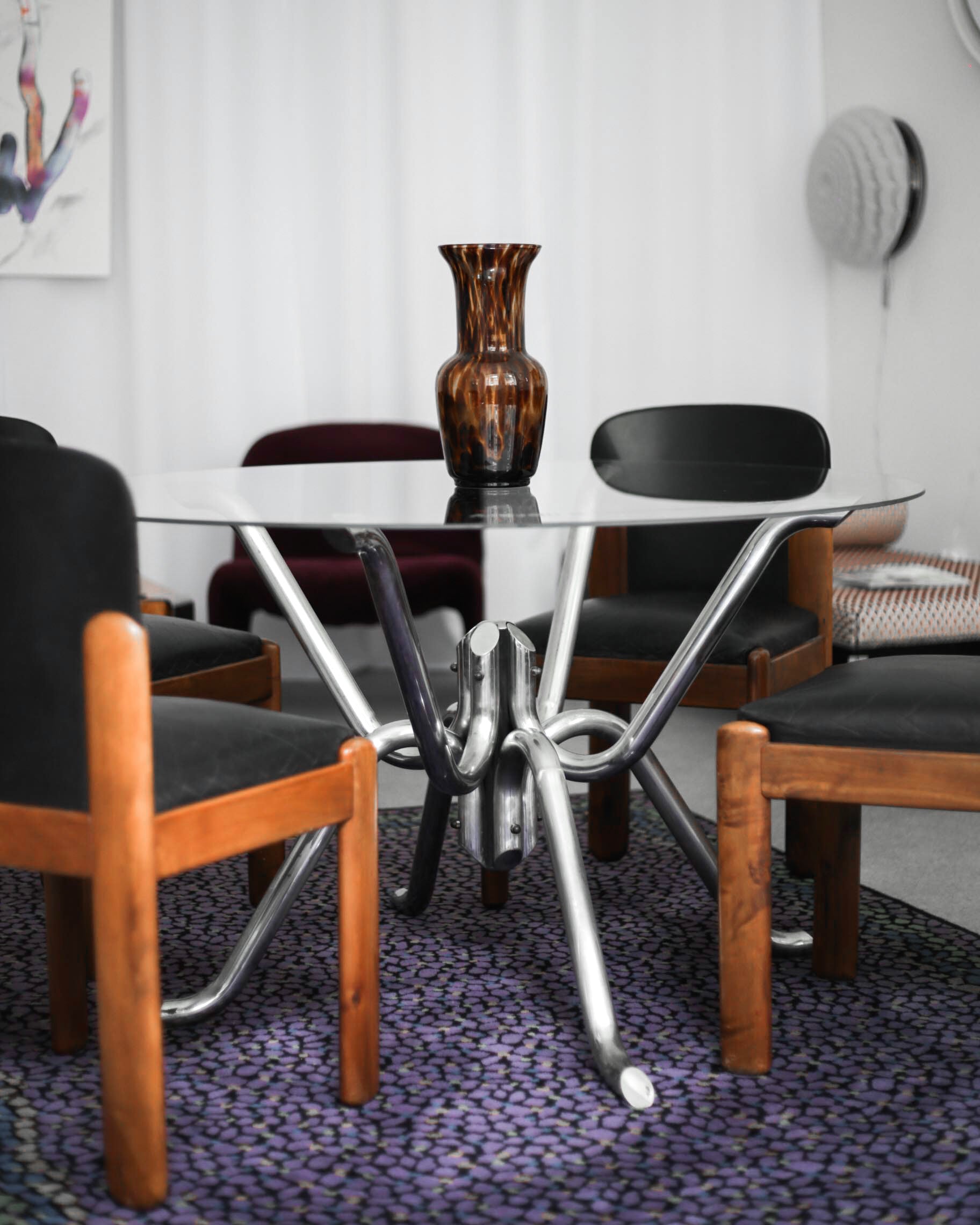 “Spider” dining table, 1970s