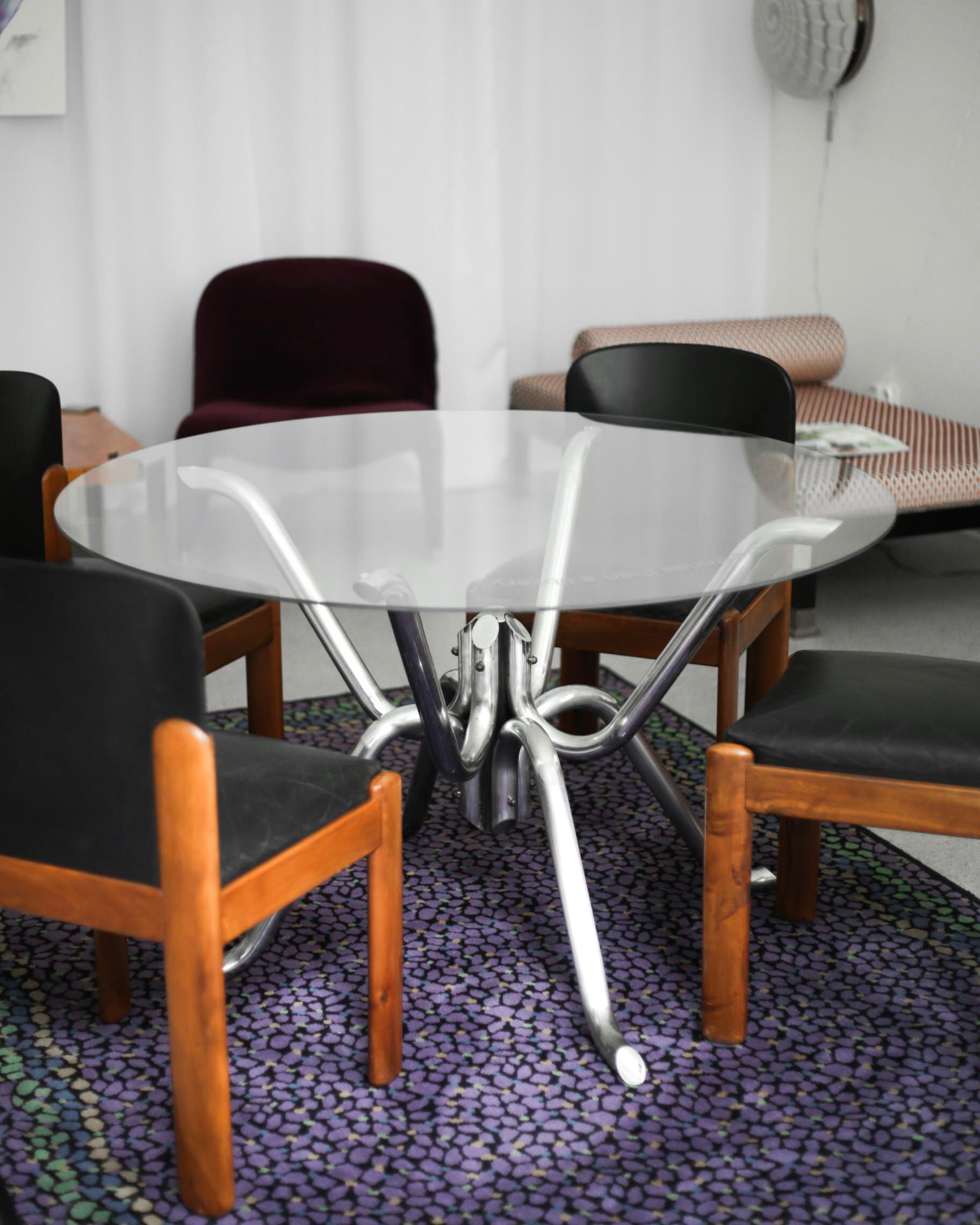 “Spider” dining table, 1970s