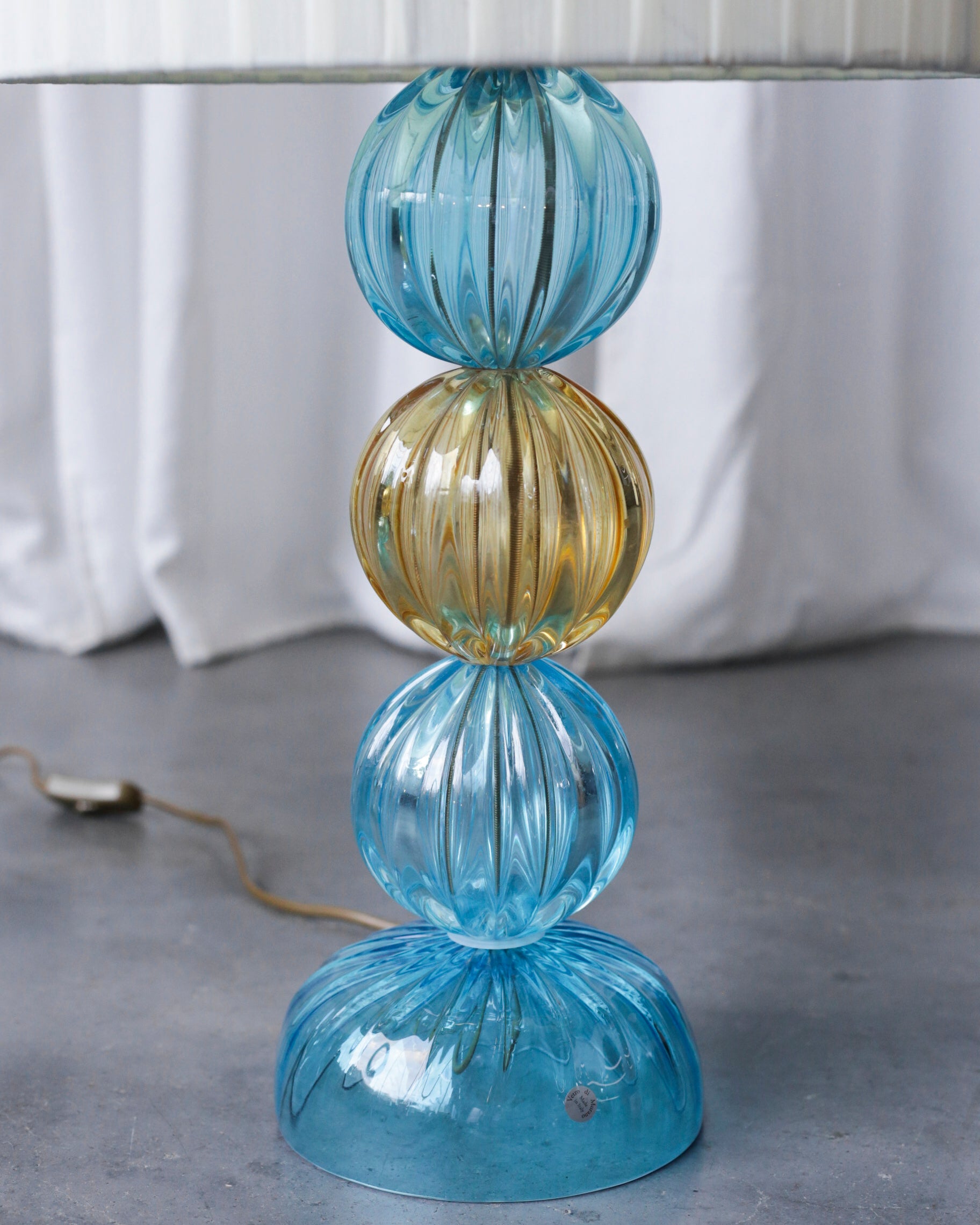 Lampa z MURANO skla, 1990s