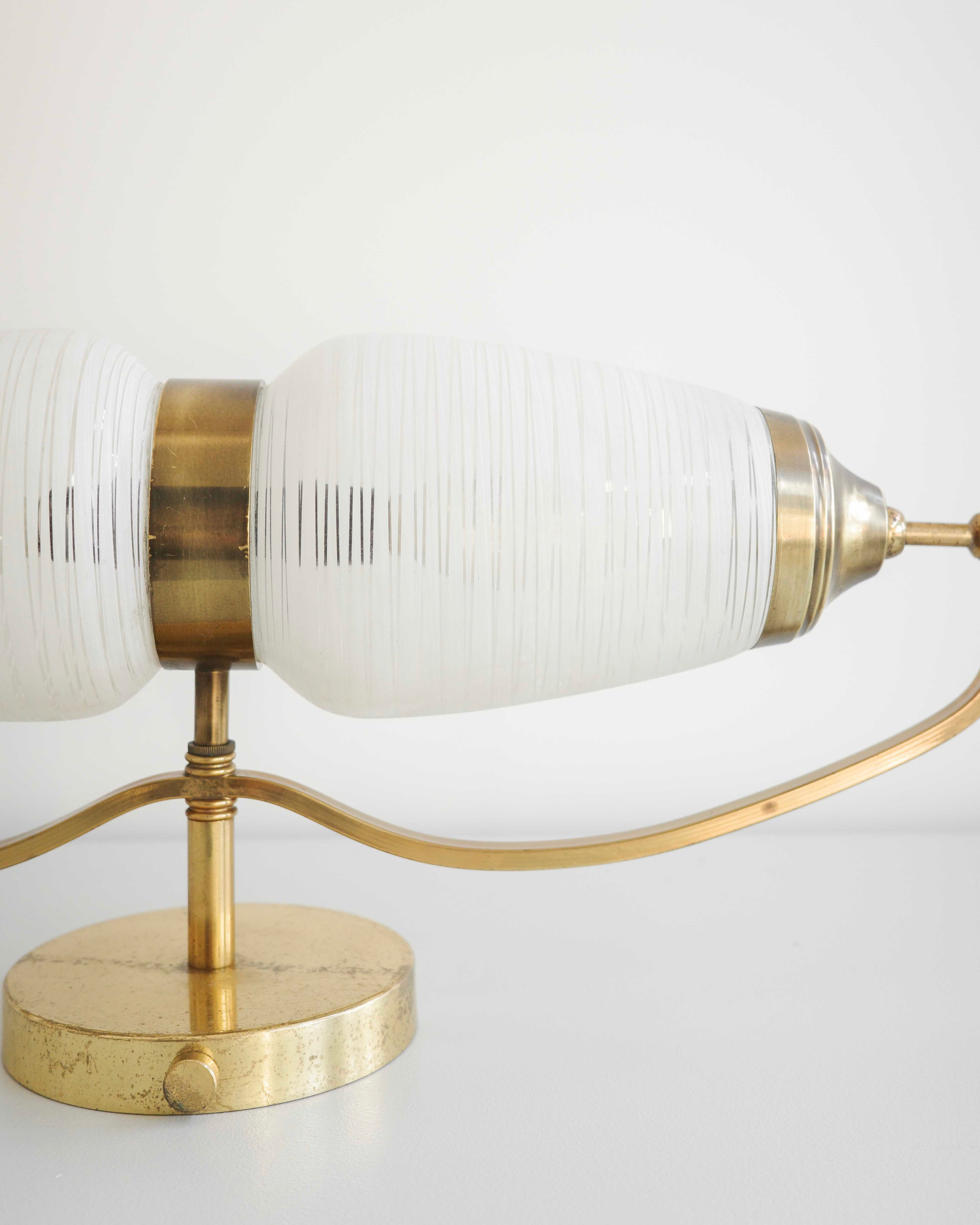 Francúzske mosadzné lampy, 1960s