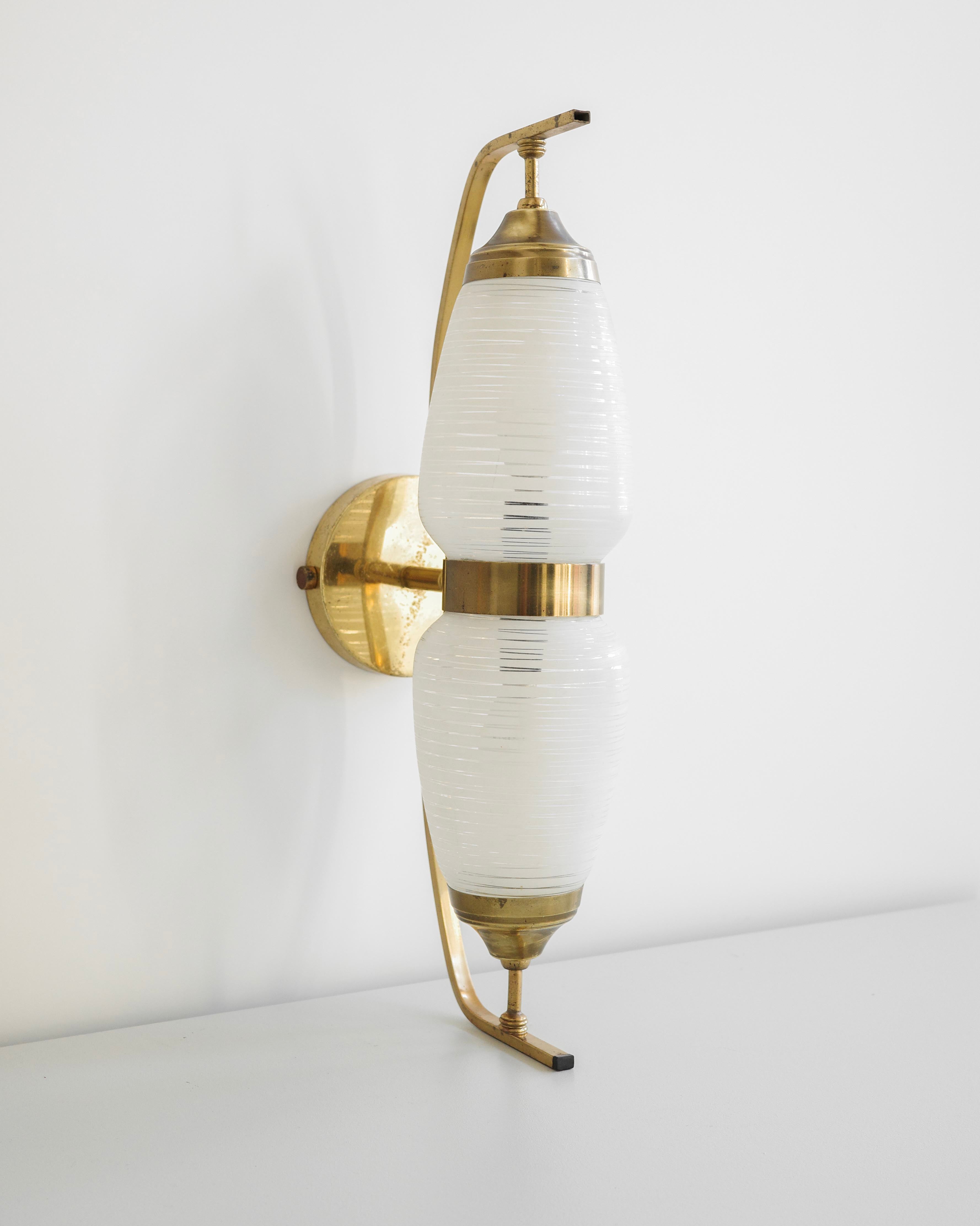 Francúzske mosadzné lampy, 1960s