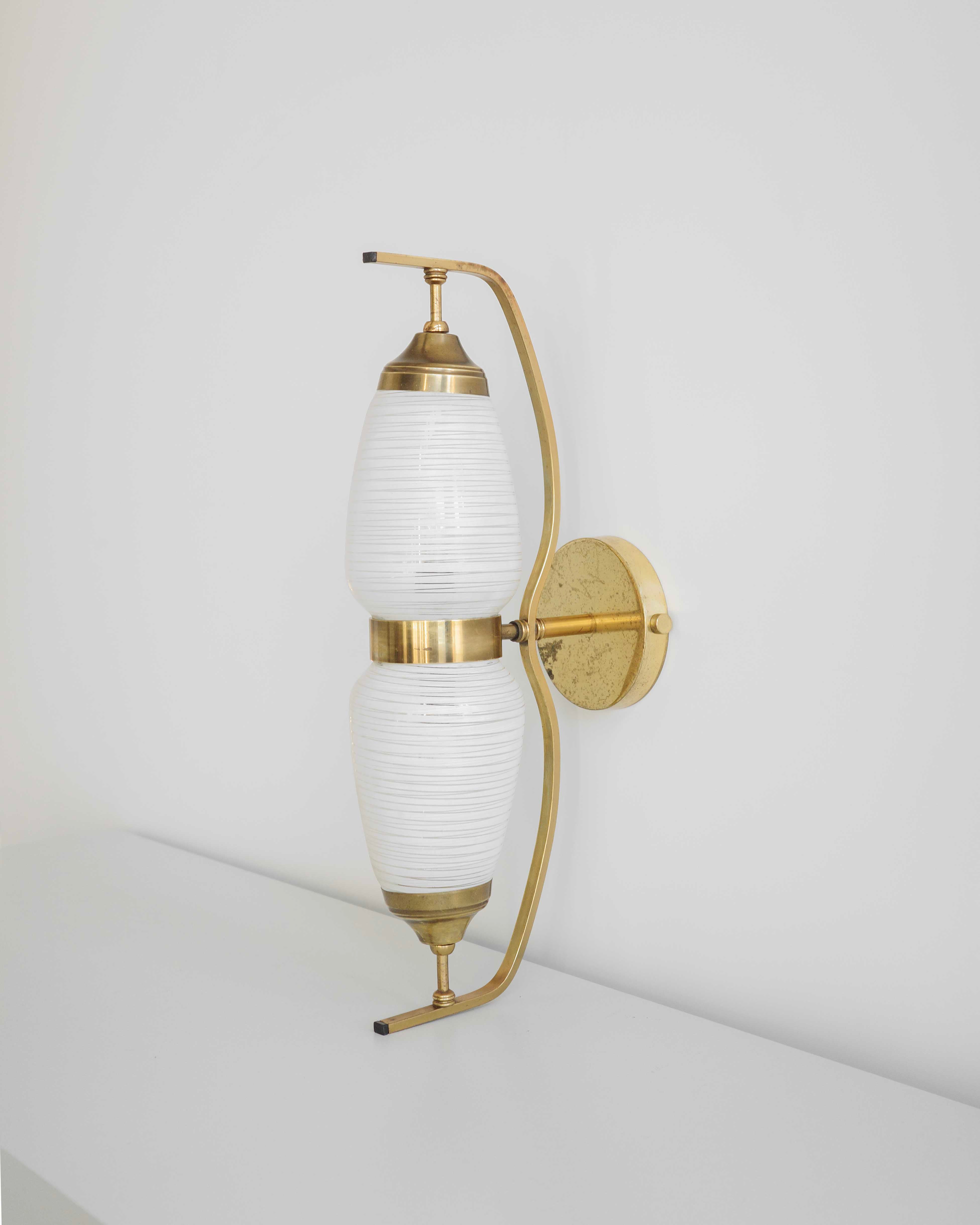 Francúzske mosadzné lampy, 1960s
