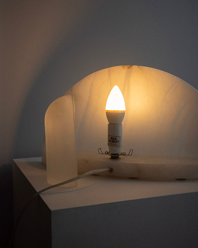 Marble lamp, 1980's
