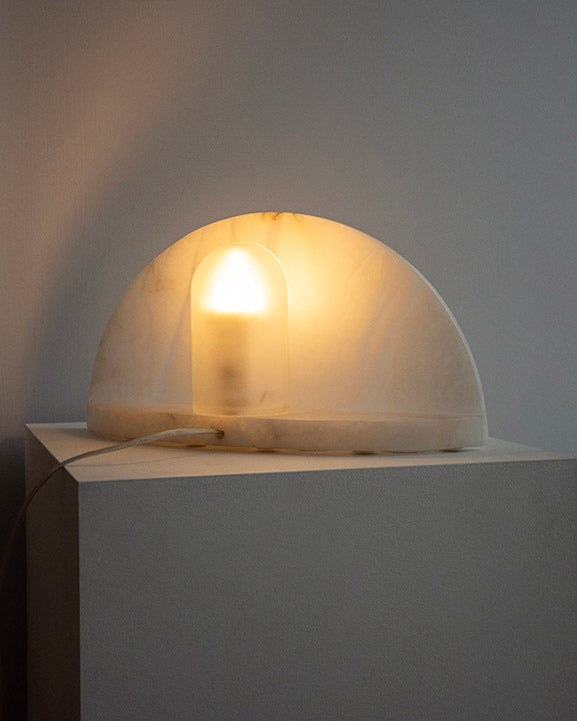 Marble lamp, 1980's