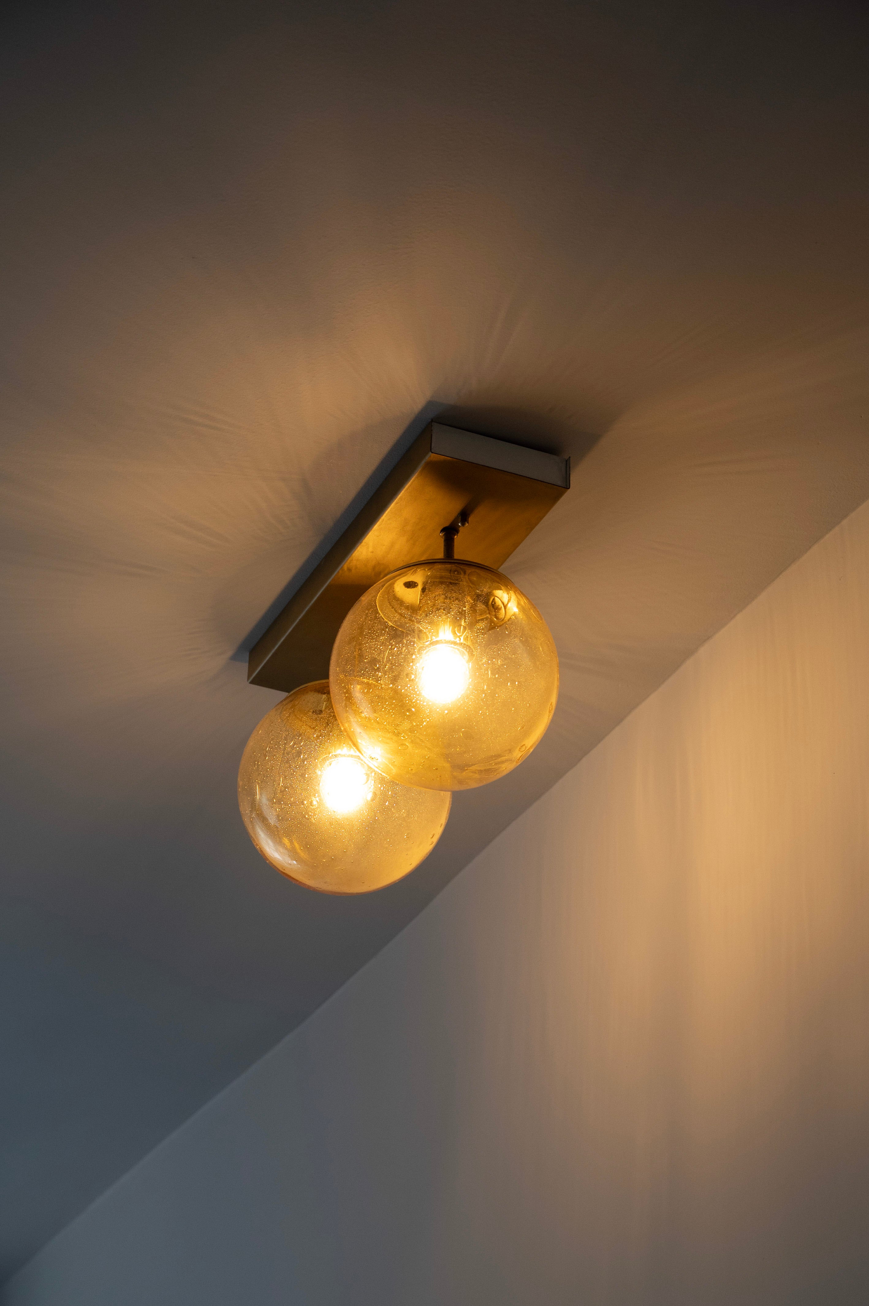 Nástenná lampa, Kamenický Šenov, 1970s