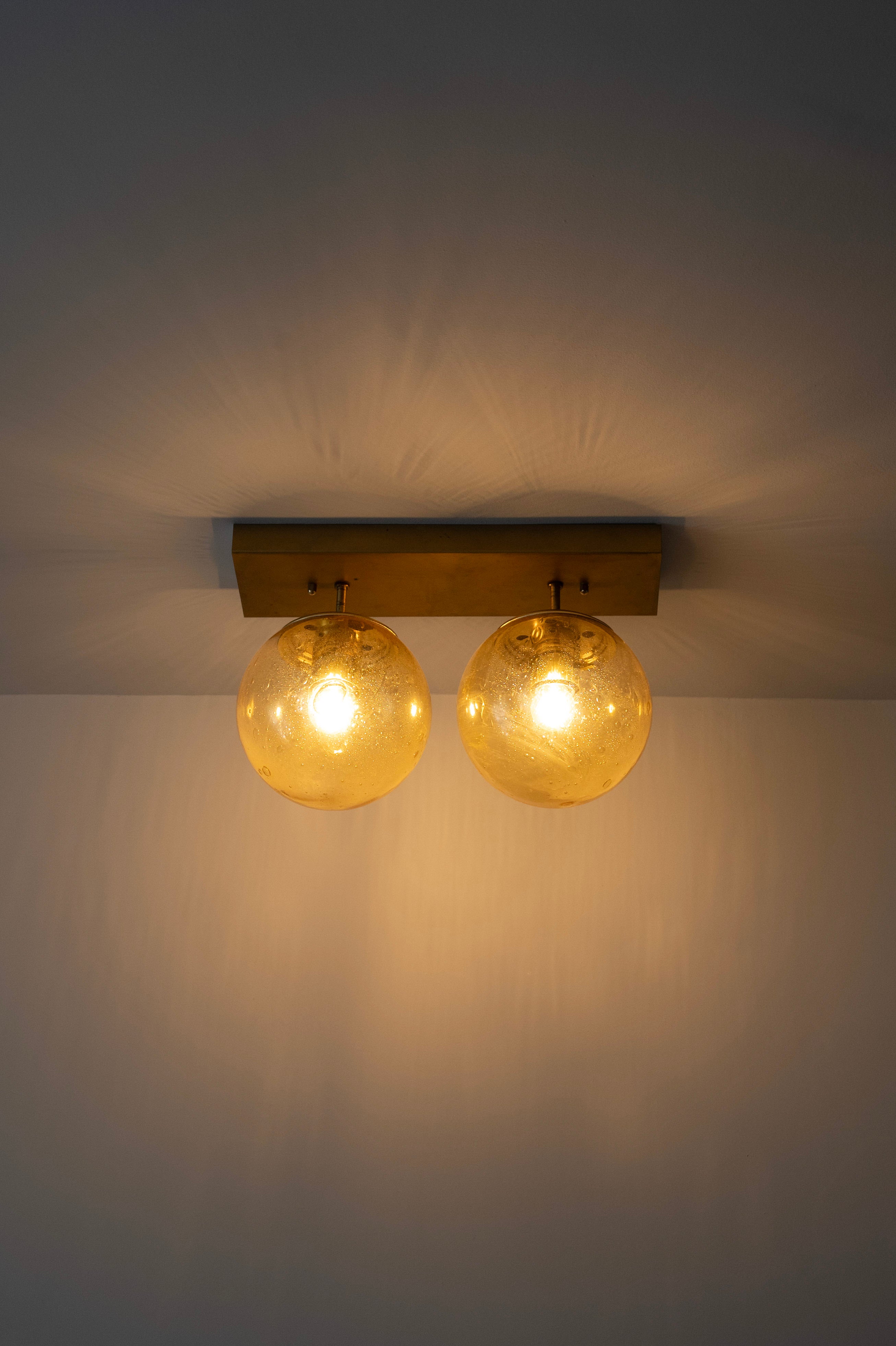 Nástenná lampa, Kamenický Šenov, 1970s