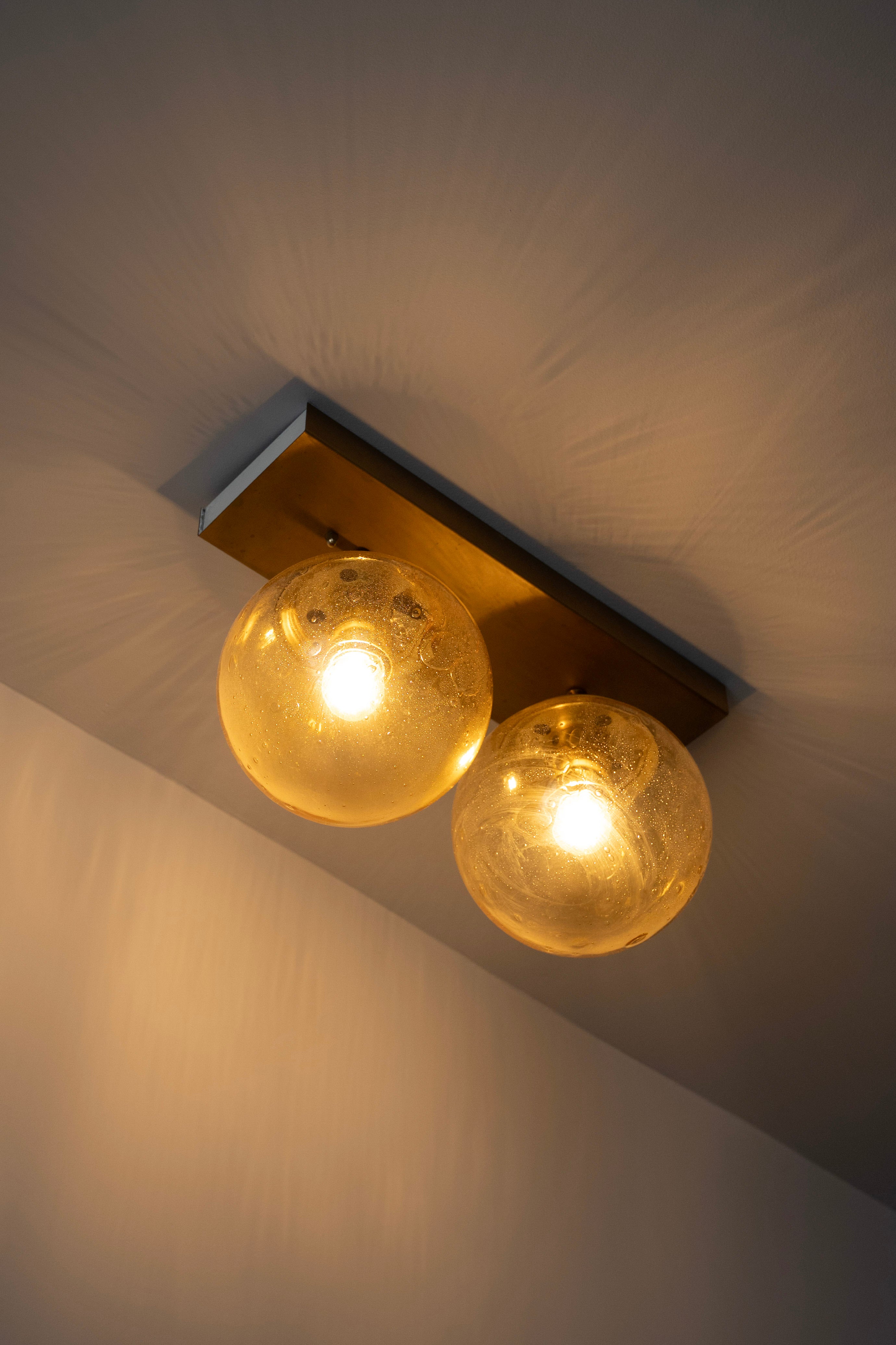 Nástenná lampa, Kamenický Šenov, 1970s