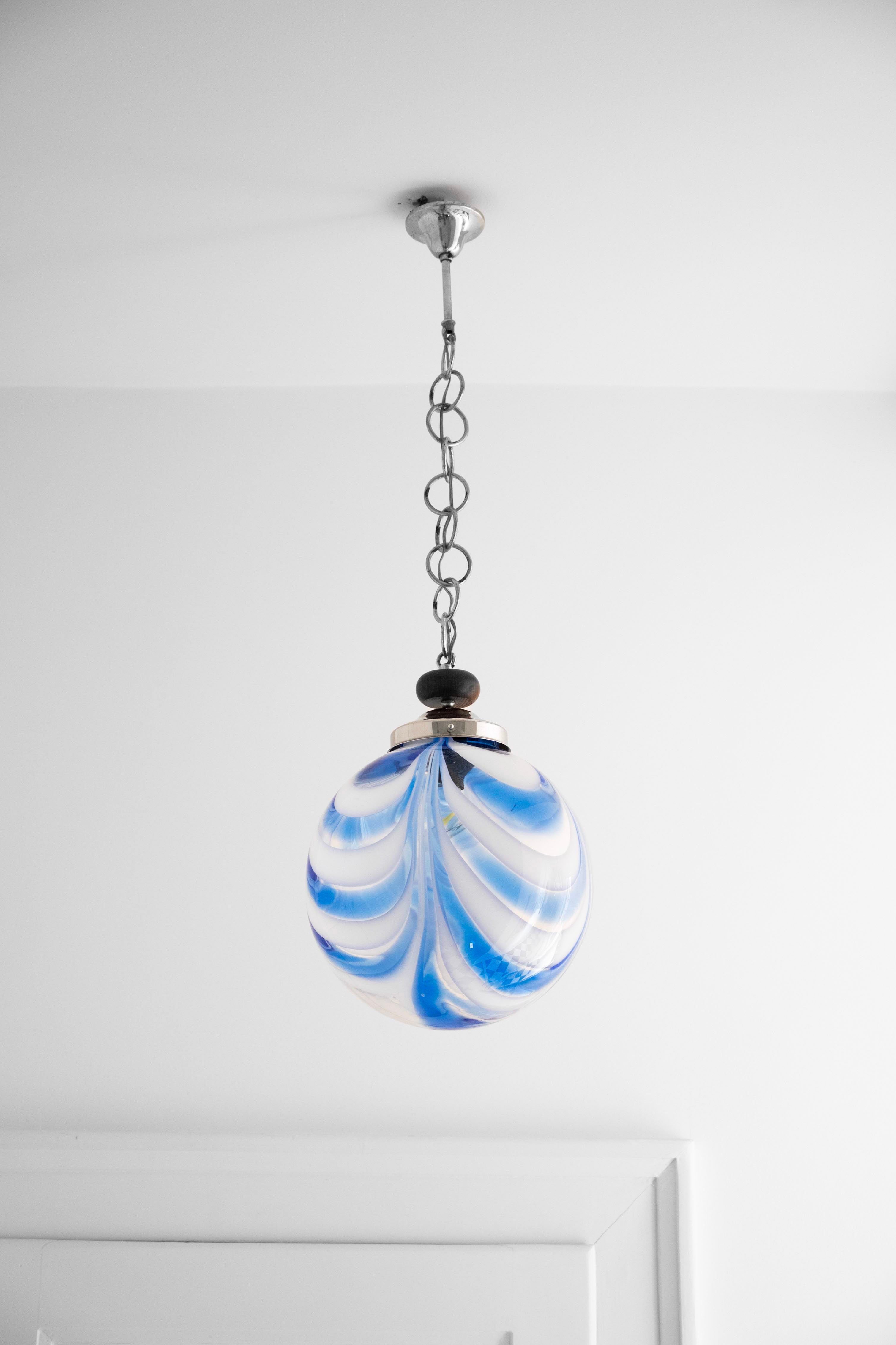Sklenený luster Murano - Mazzega, 1970s