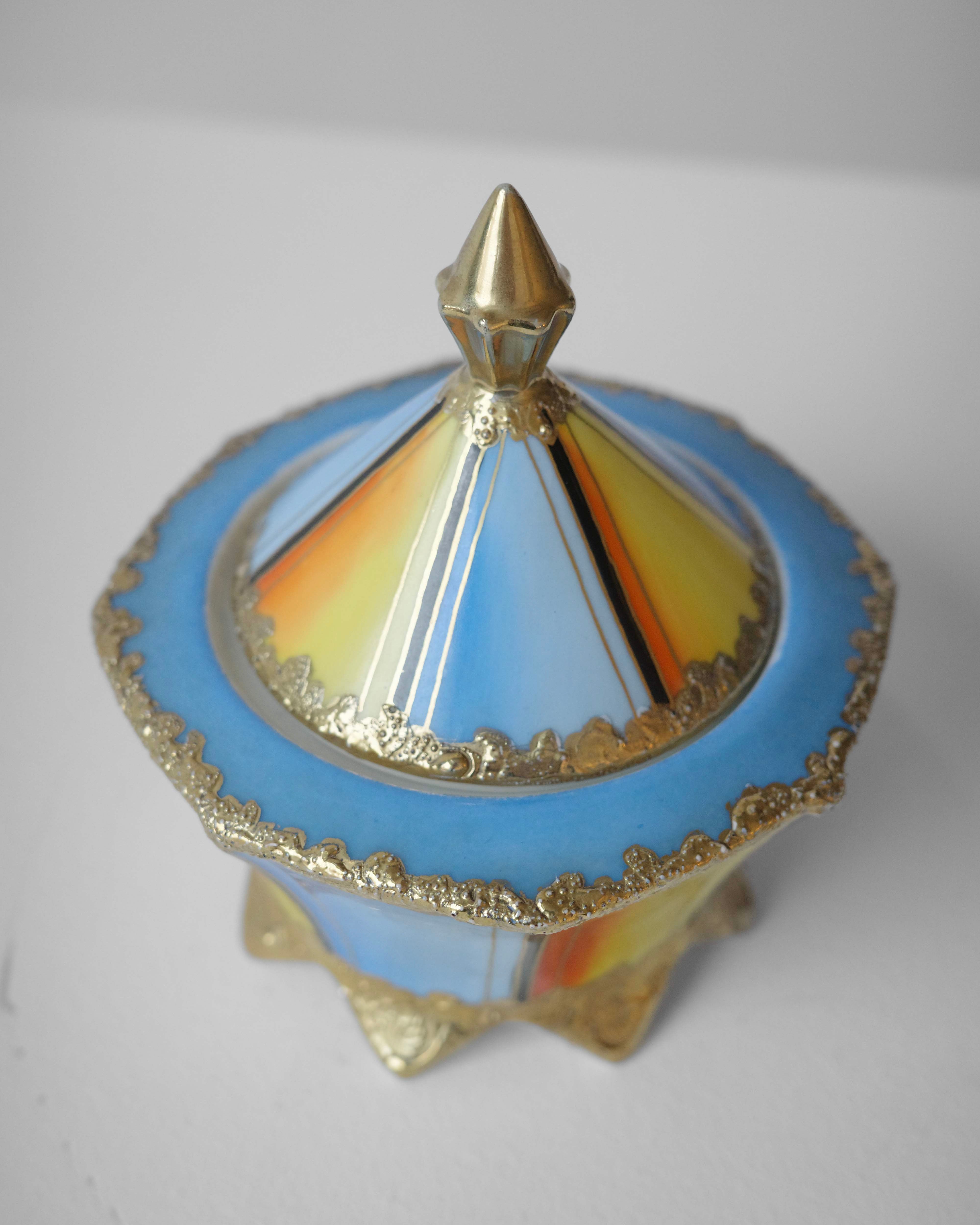 Porcelánová šperkovnica Volkstedt