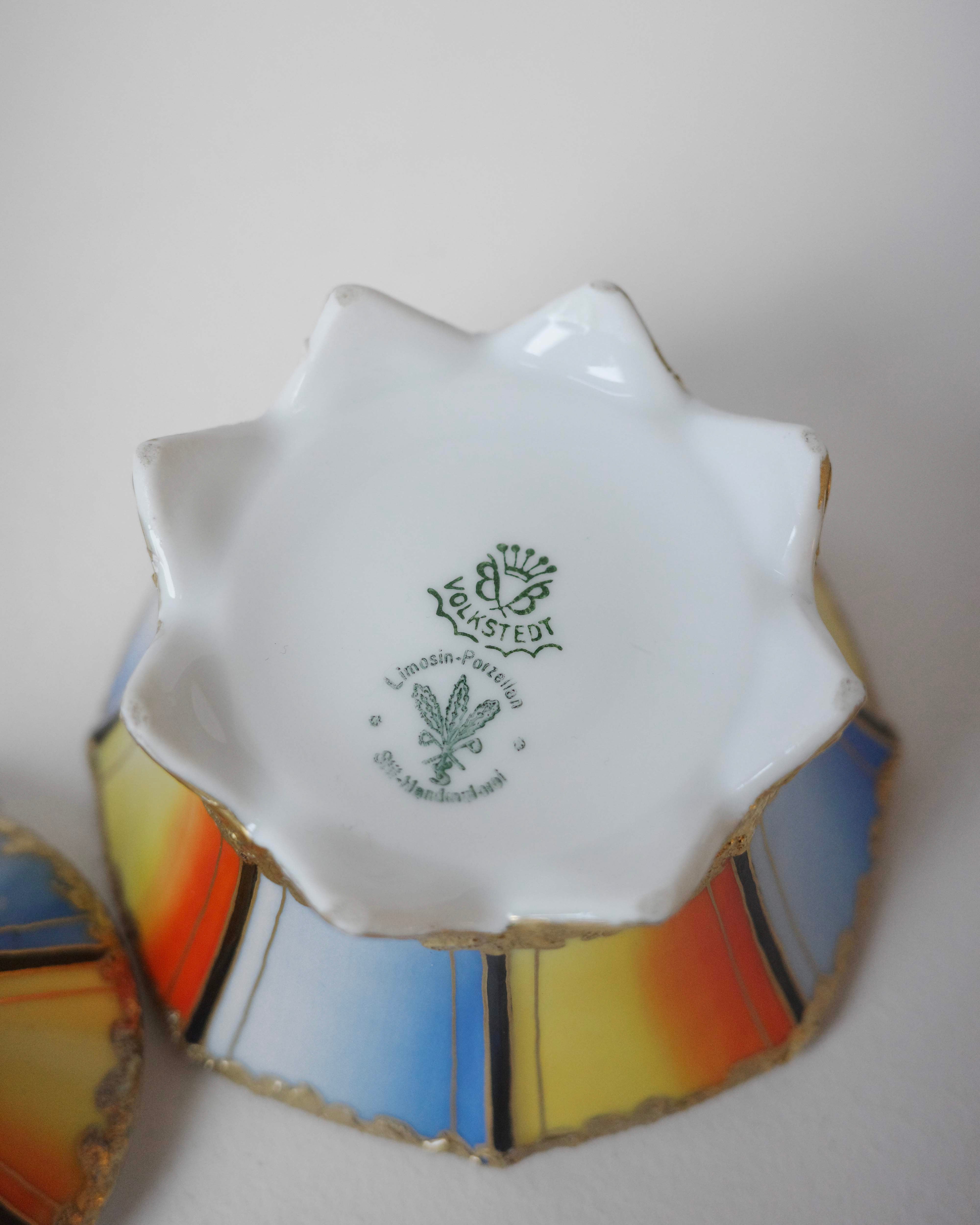 Porcelánová šperkovnica Volkstedt