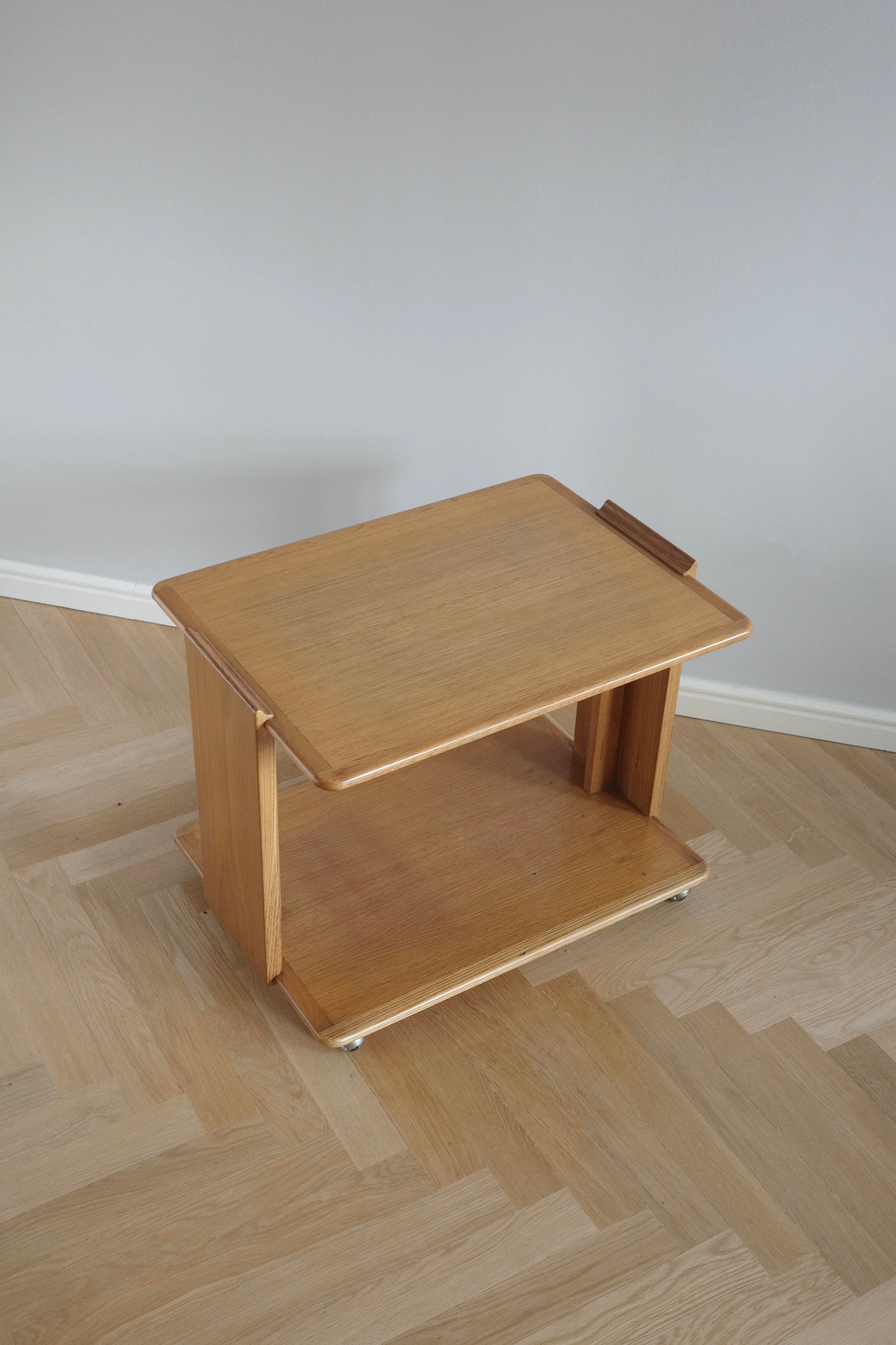 Handy oak cart, 1970's