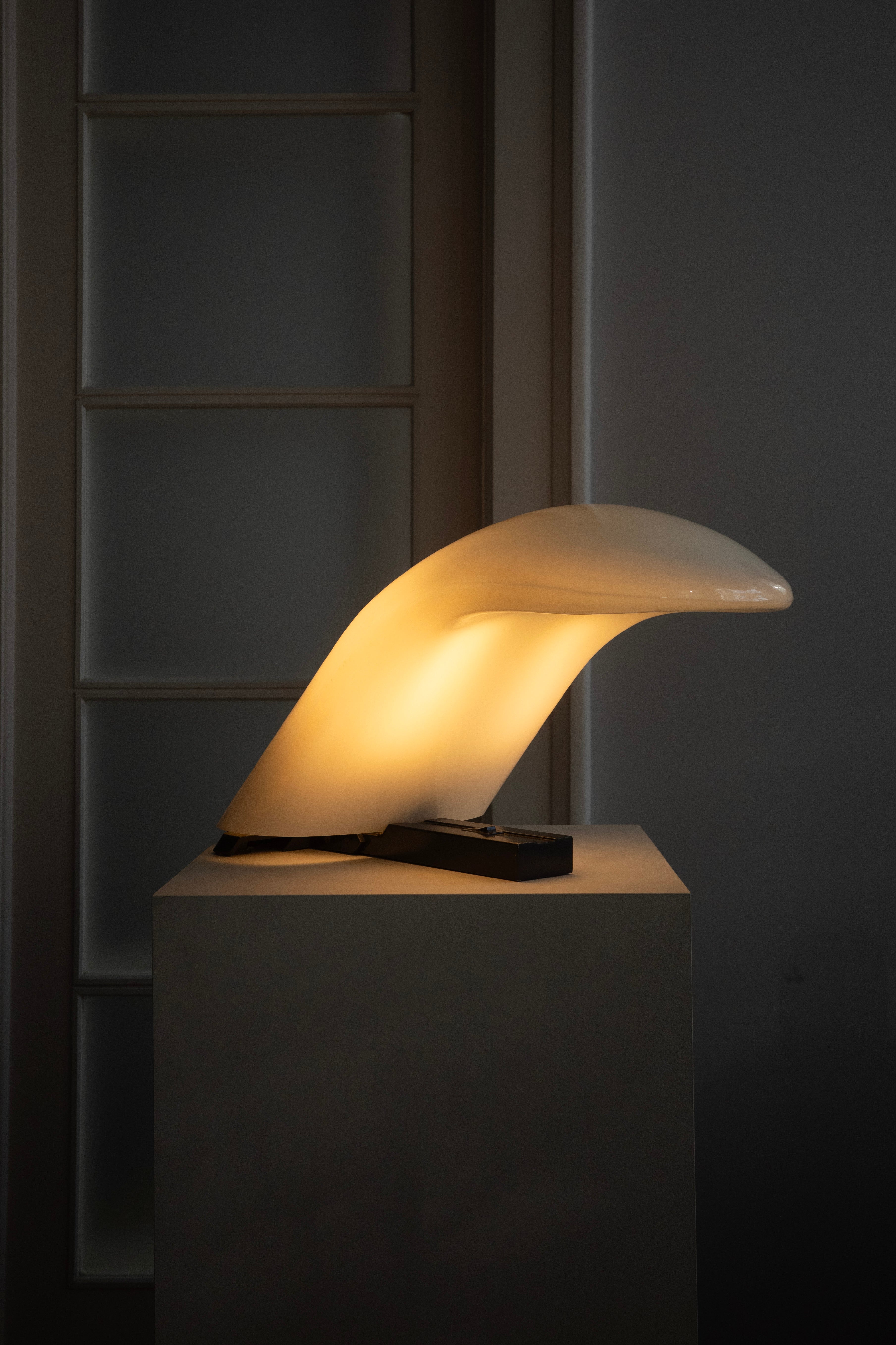 Stolová lampa Ibis z muránskeho skla - Leucos, 1970s
