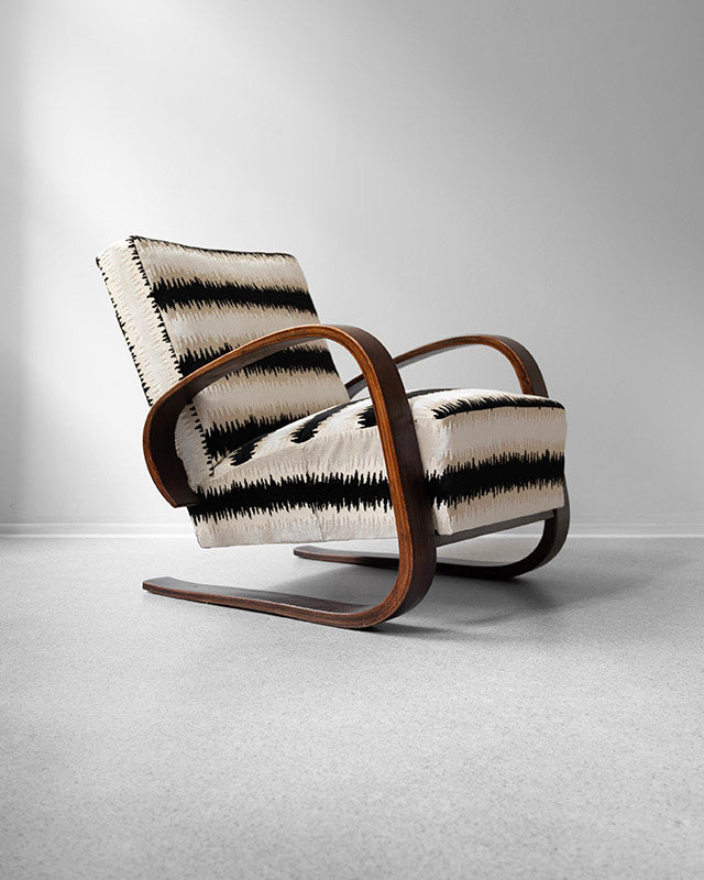 Art Deco kreslo „Tank“ Miroslav Navrátil, Československo, 1960's