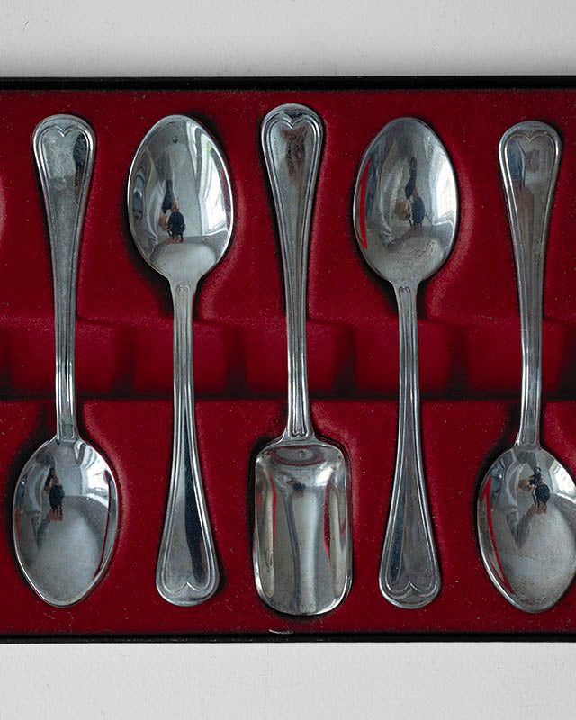 Silver-plated coffee spoons, 1950s