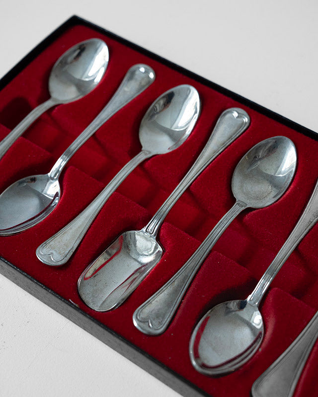 Postříbřené kávové lžičky, 1950s