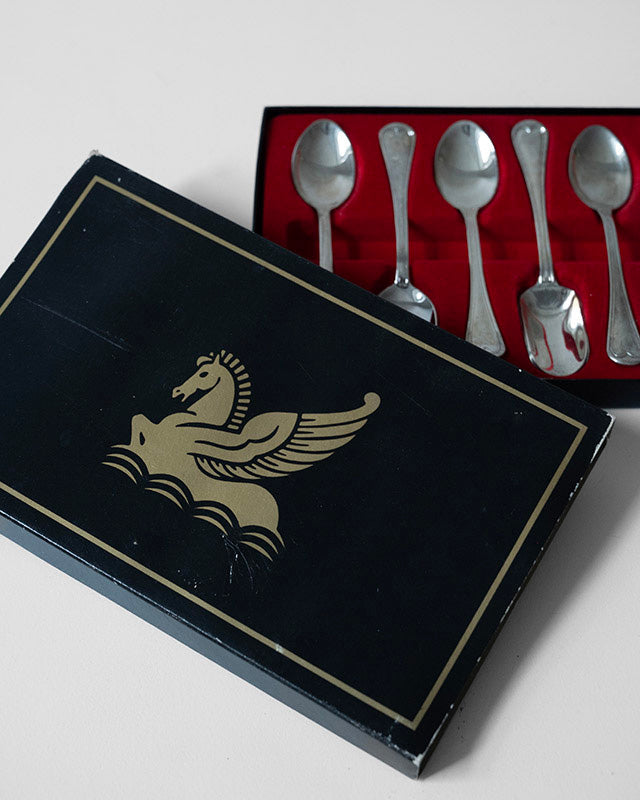 Silver-plated coffee spoons, 1950s