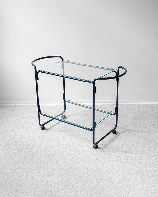 Vintage barový vozík na kolieskach - Taliansko, 1980s