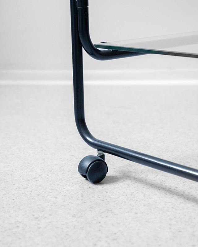 Vintage barový vozík na kolieskach - Taliansko, 1980s