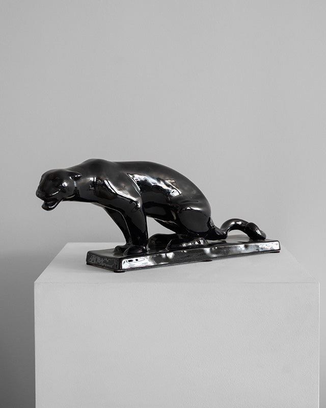 Čierny Art Deco panter, 1930's