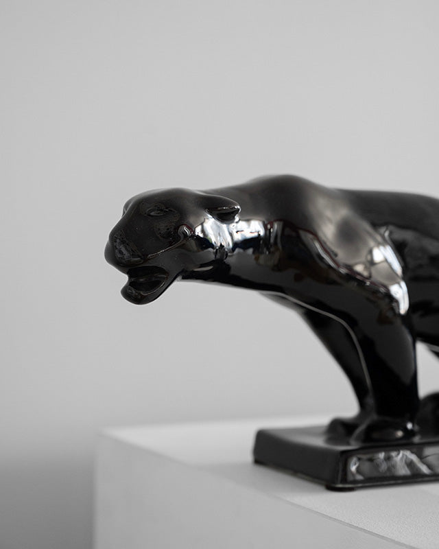 Čierny Art Deco panter, 1930's
