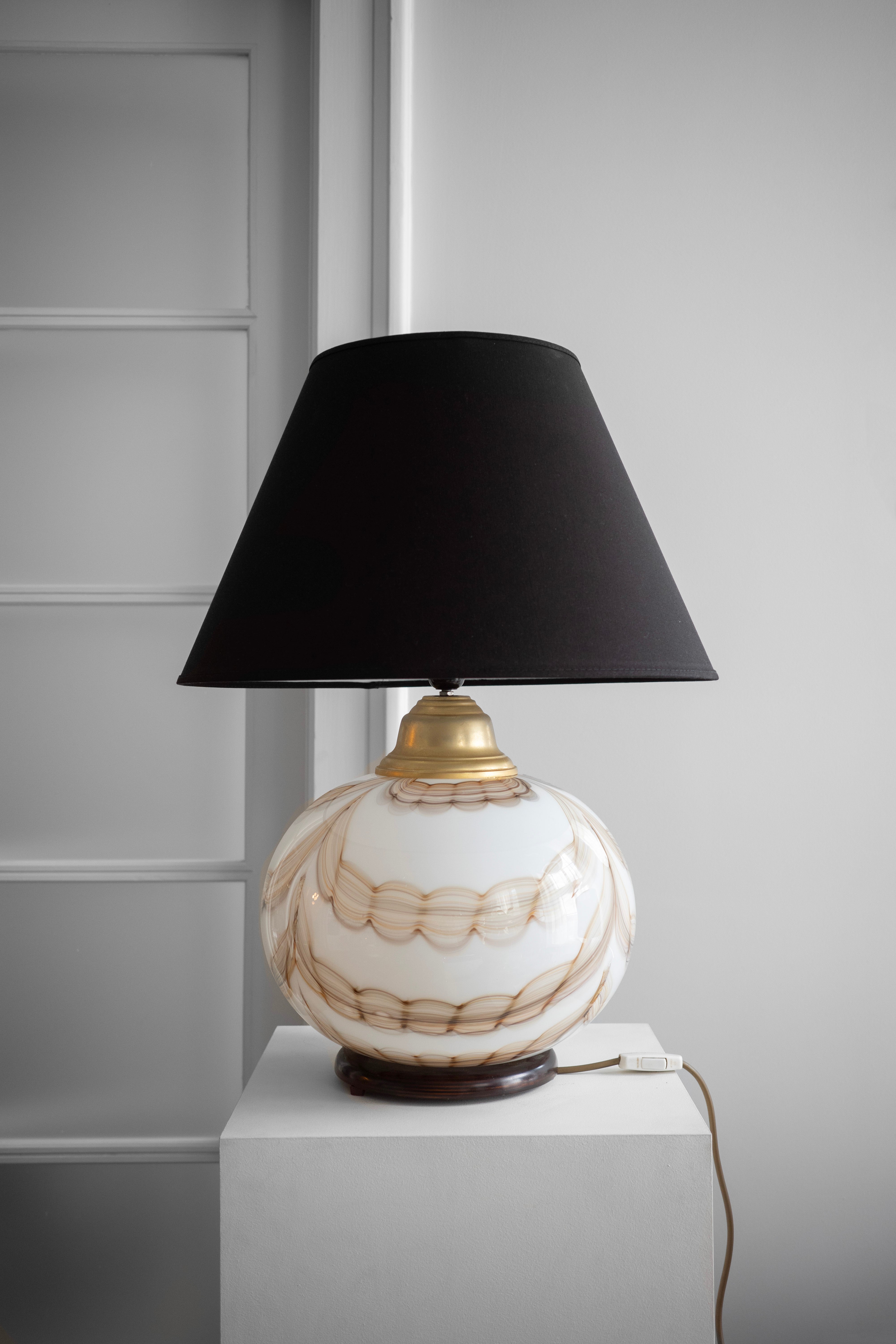 Lampa so základňou z muránskeho skla, 1970s
