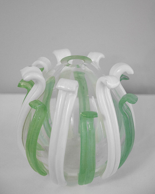 Hand-blown Murano tulip-shaped vase, 1970s
