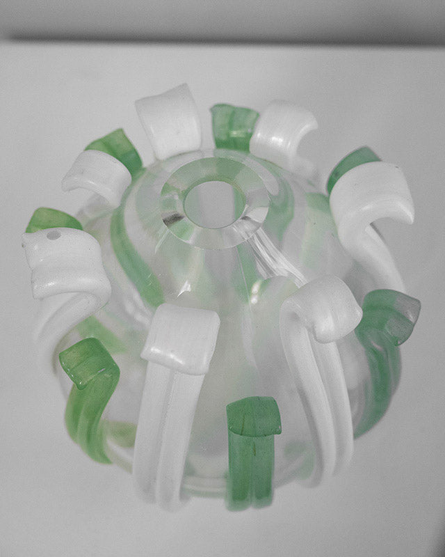 Hand-blown Murano tulip-shaped vase, 1970s