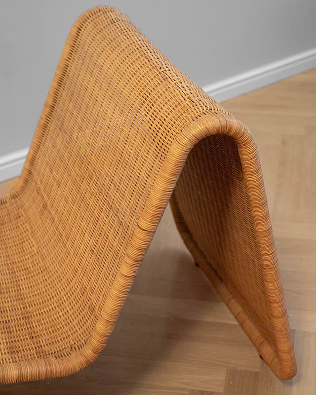 Ratanové kreslo Hestra, Ikea, 1980s