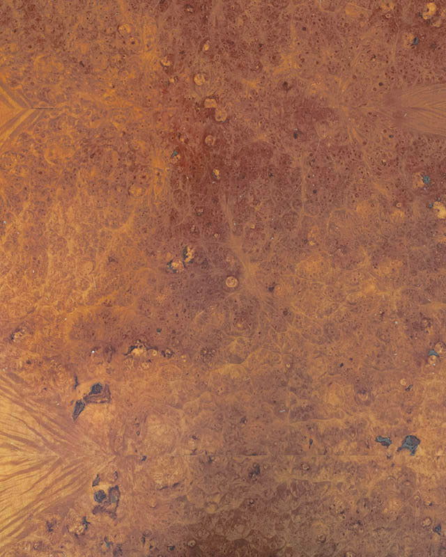 Coffee table on wheels with peppercorns, 1970s