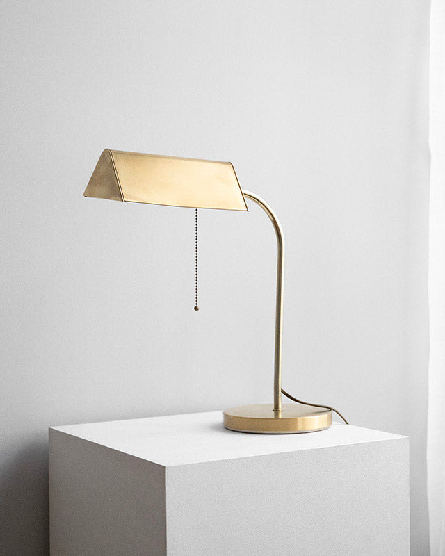 Brass table lamp Karstadt AG, 1970s