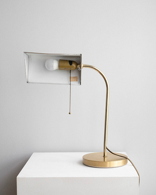 Brass table lamp Karstadt AG, 1970s