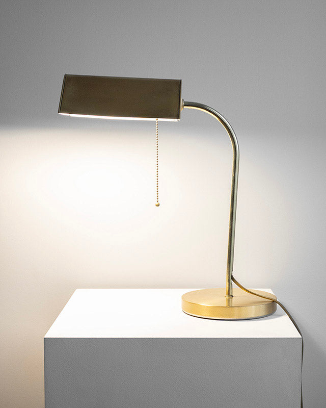 Brass table lamp Karstadt AG, 1970s