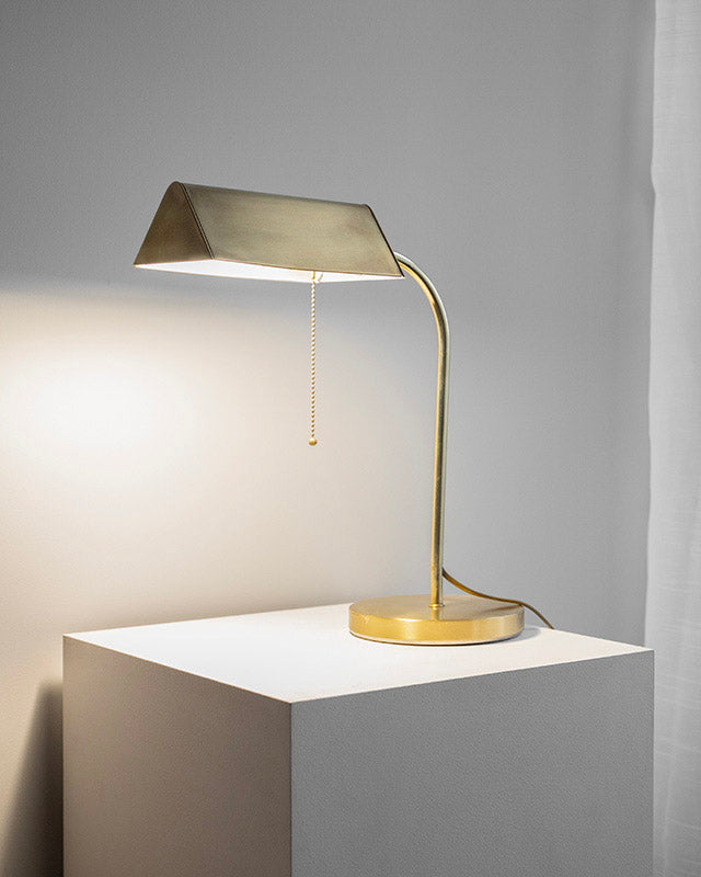 Brass table lamp Karstadt AG, 1970s