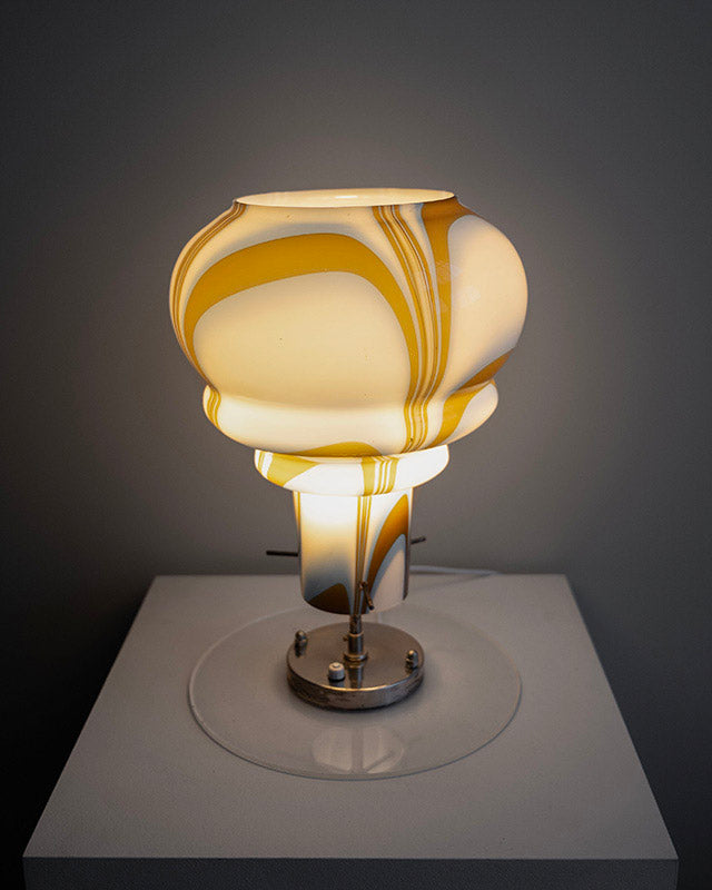 Murano table lamp by AV Mazzega, 1970s