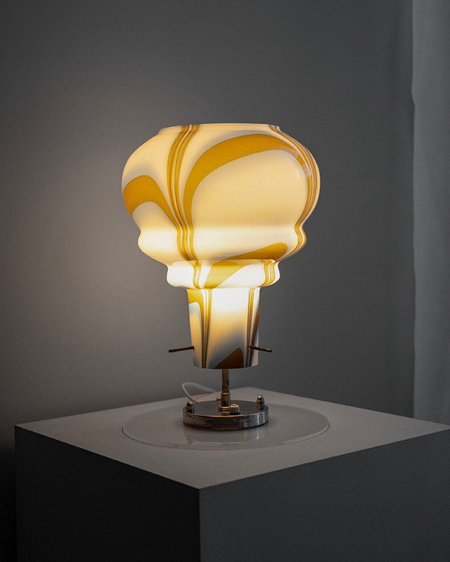Murano table lamp by AV Mazzega, 1970s