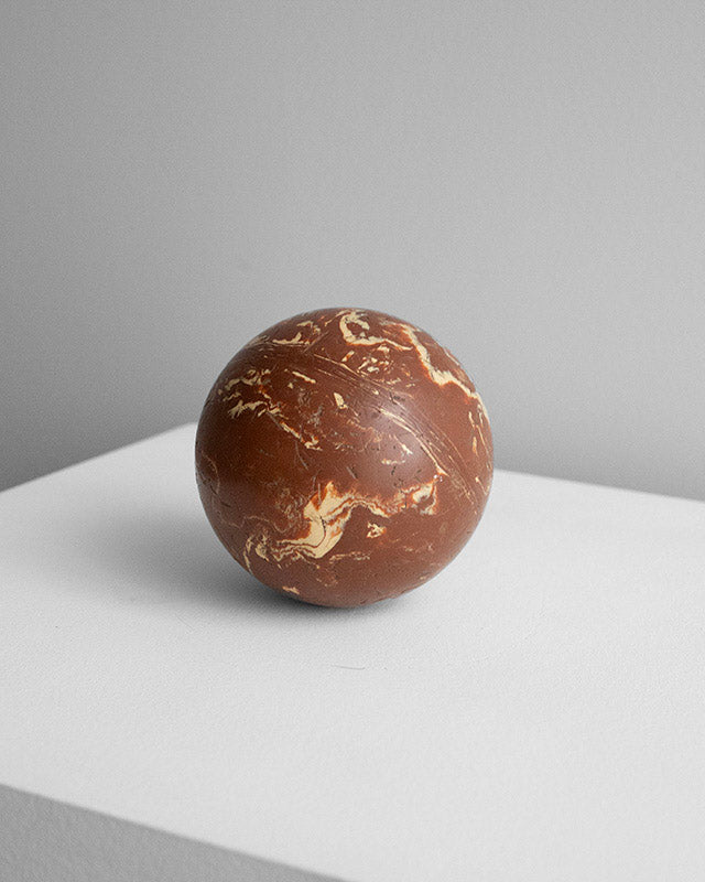 Guľa z Rosso Levanto mramoru, 1970s