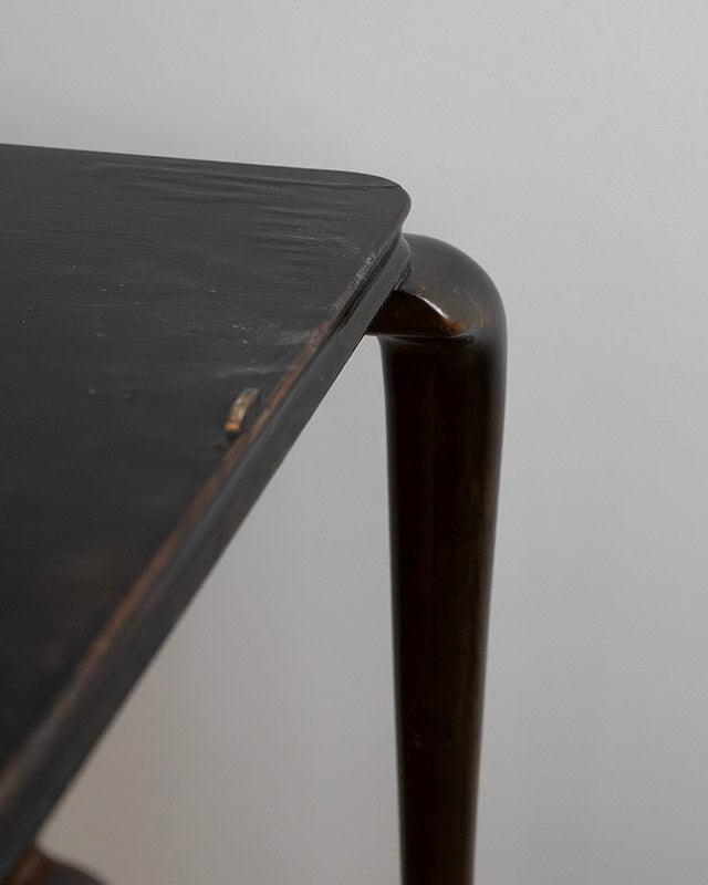 Drevený odkladací stolík Art Deco, 1930s