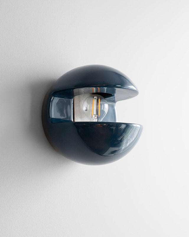 Keramické nástenné space age lampy, Taliansko, 1970s