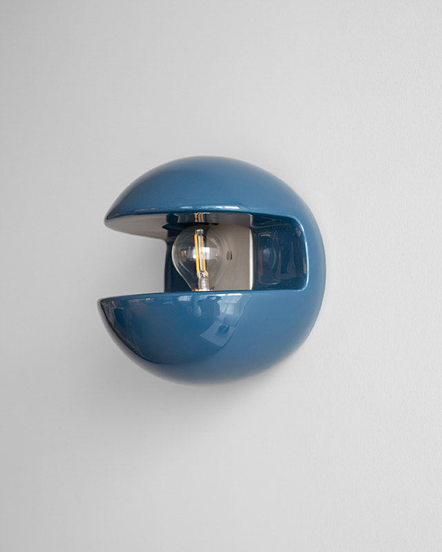 Keramické nástenné space age lampy, Taliansko, 1970s