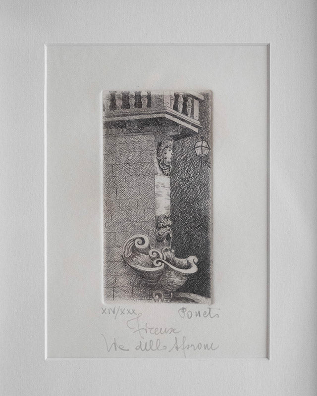 Grafika "Firenze - Via delle Arone"