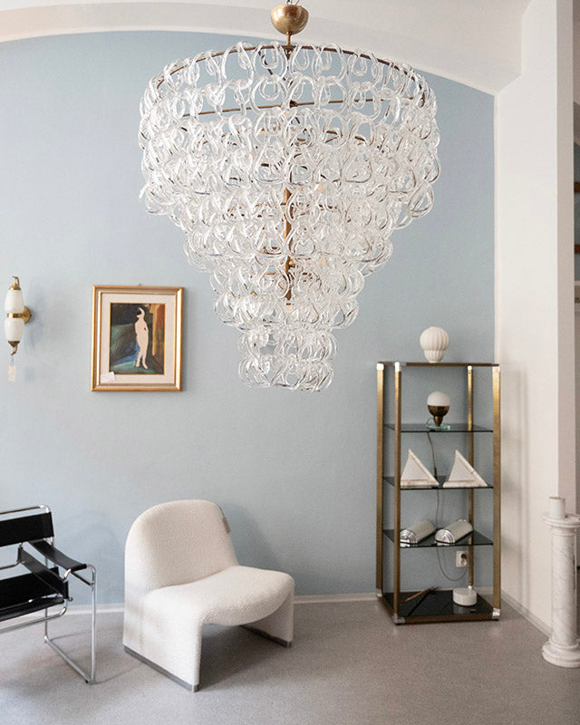 Luster Giogali - Angelo Mangiarotti pre Vistosi, Taliansko, 1960s