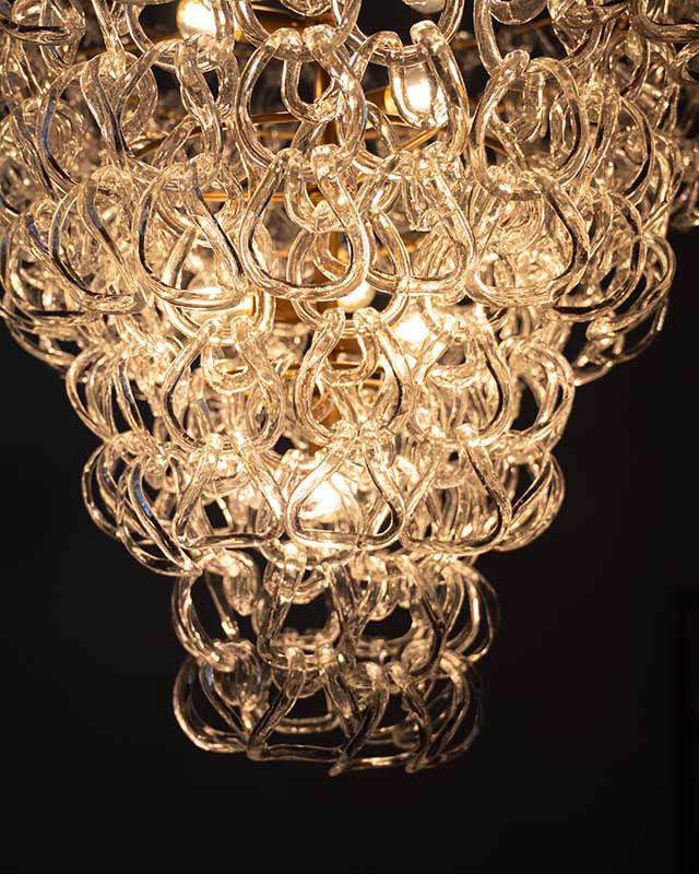 Luster Giogali - Angelo Mangiarotti pre Vistosi, Taliansko, 1960s