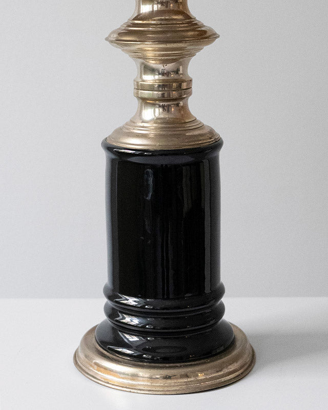 Lampa s čiernou základňou, 1950s