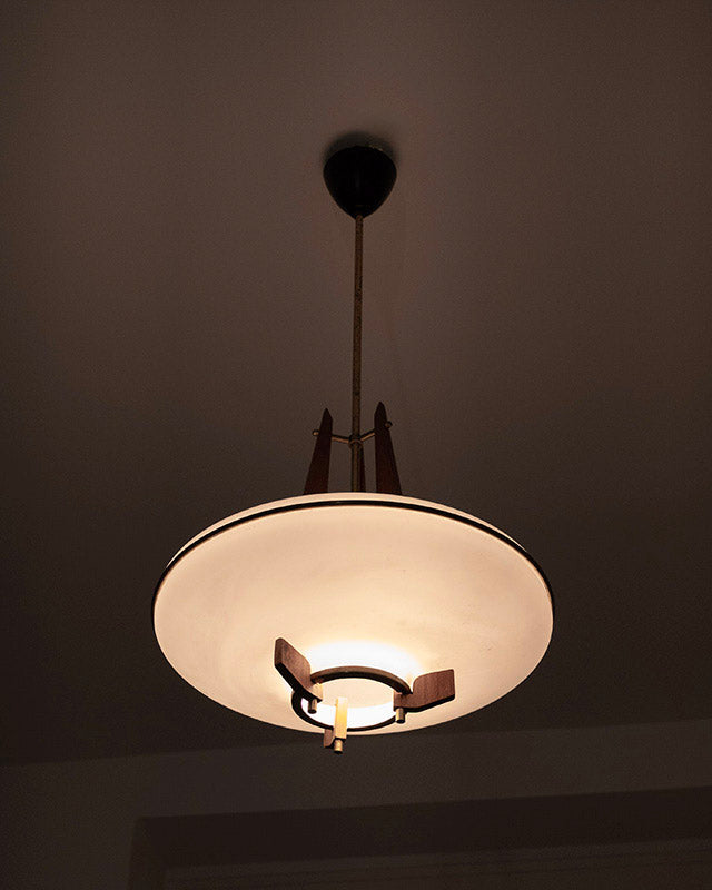 Luster z talianskeho teakového dreva, 1960’s