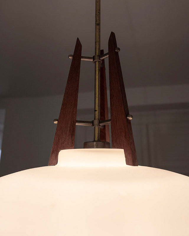 Luster z talianskeho teakového dreva, 1960’s